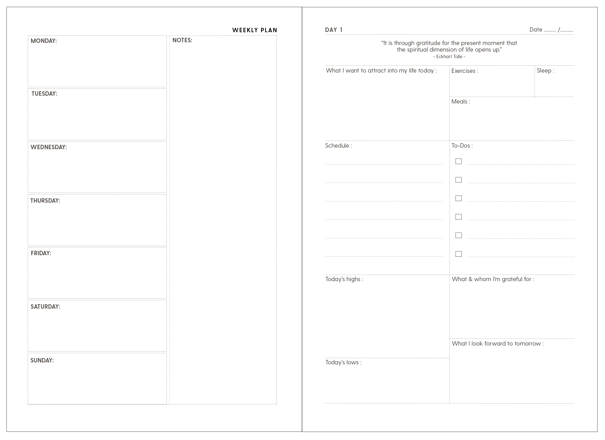 The 100-Day Planner | Gradient