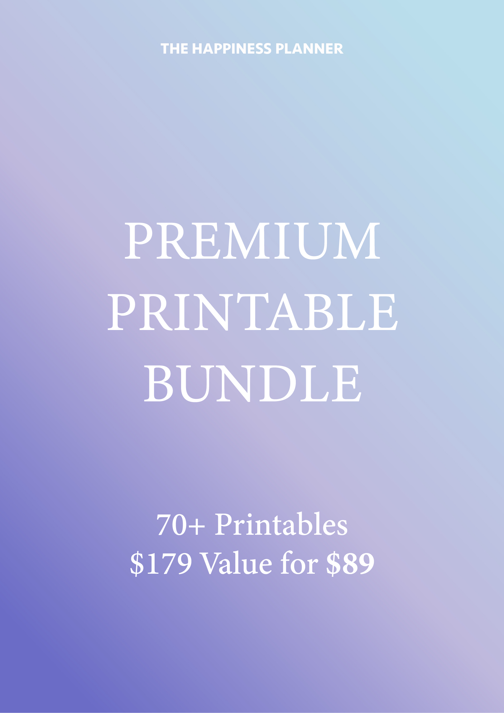 Premium Printable Bundle
