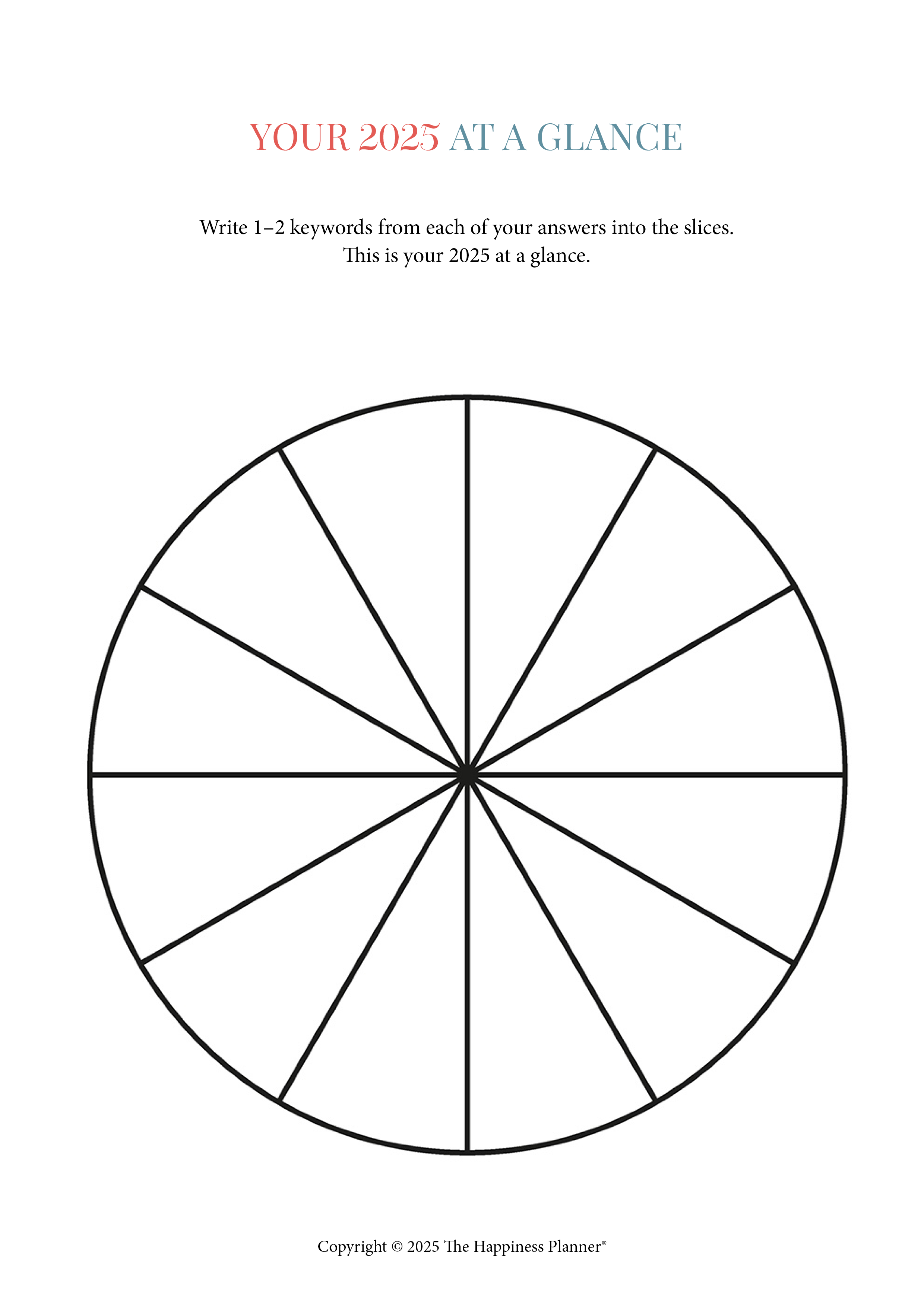 The Ritual of Reflection | 2025 Reflection Workbook