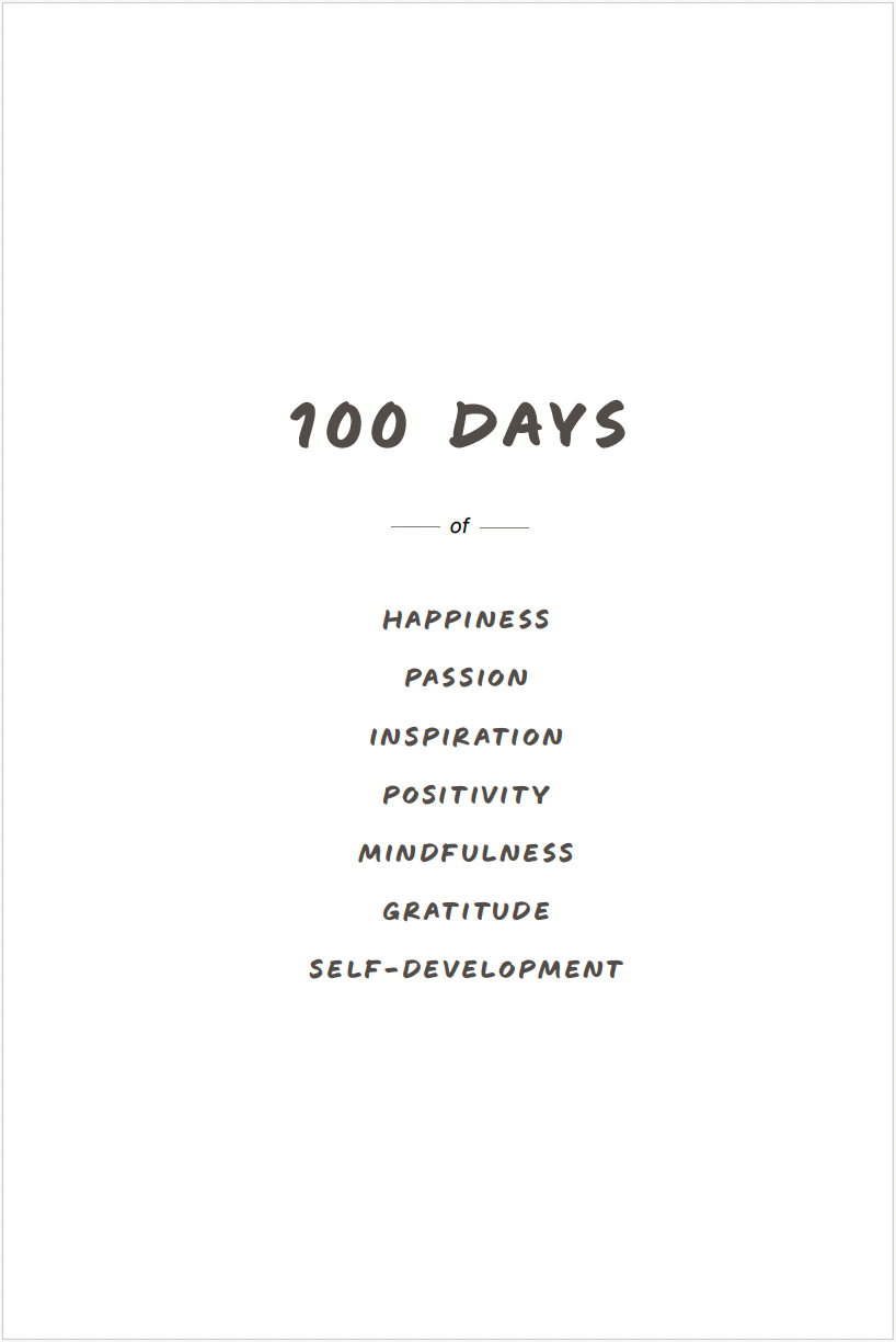 The 100-Day Planner | New Horizon