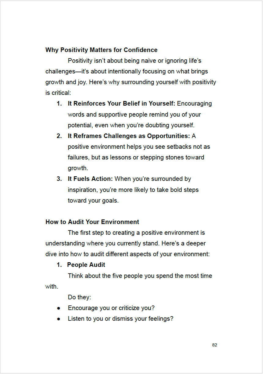 How To Be More Confident in 100 Days eBook