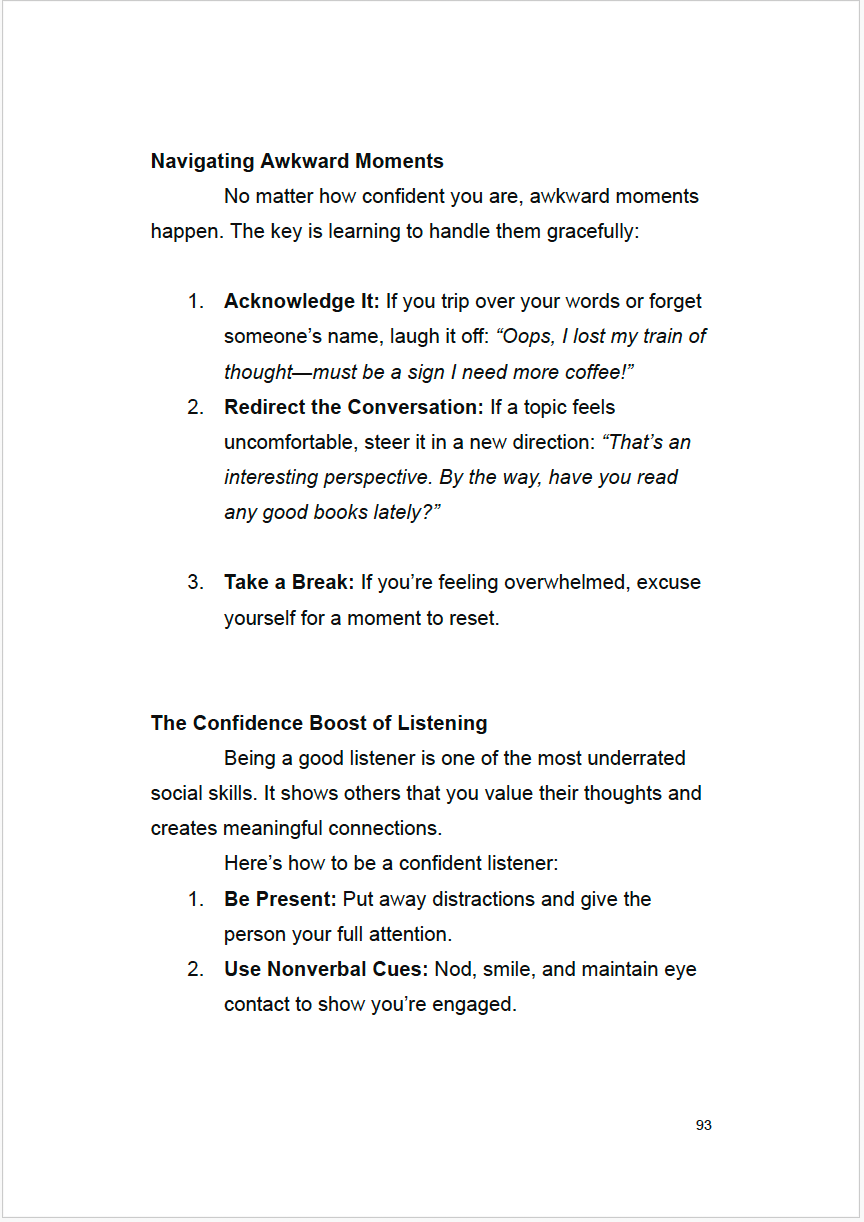 How To Be More Confident in 100 Days eBook