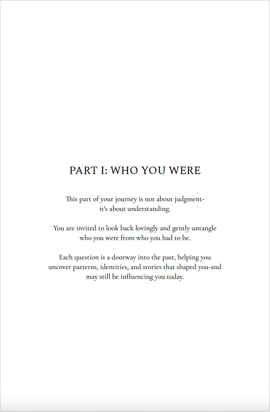 The Art of Letting Go (of Who You Were) Journal