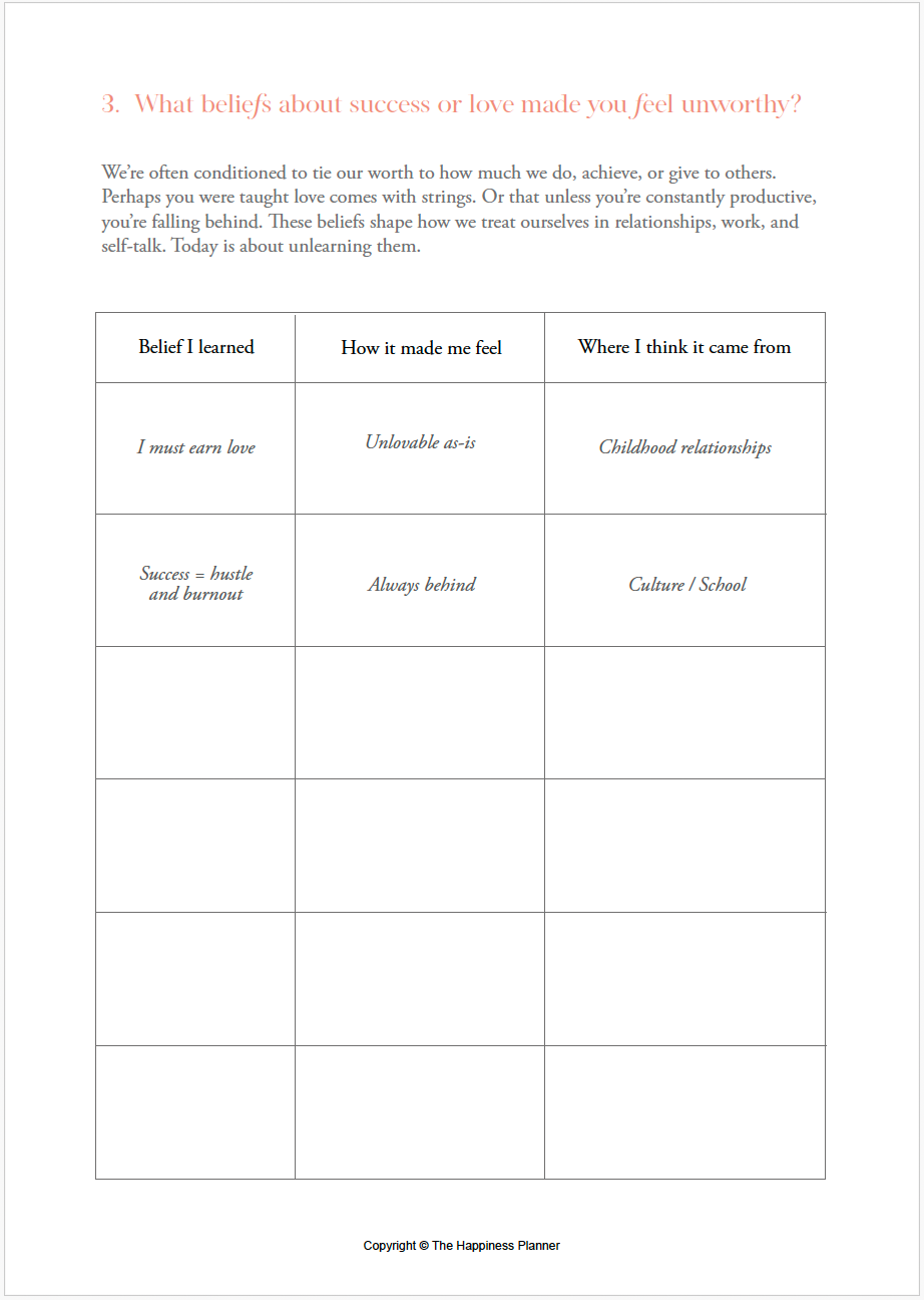 WORTHY: A 30-Day Guide to Affirming Your Worth