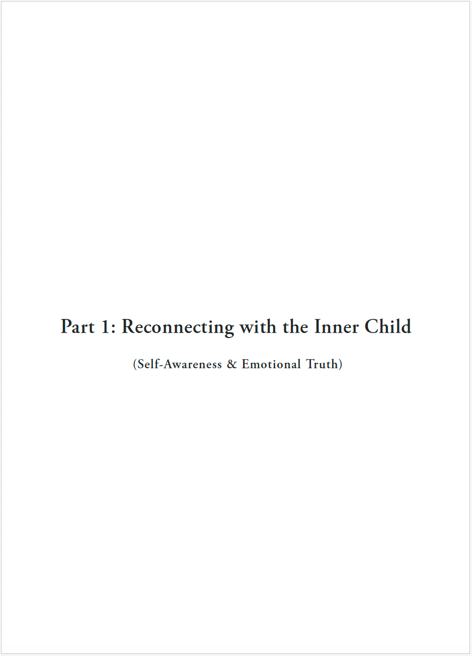 Healing Your Inner Child Journal