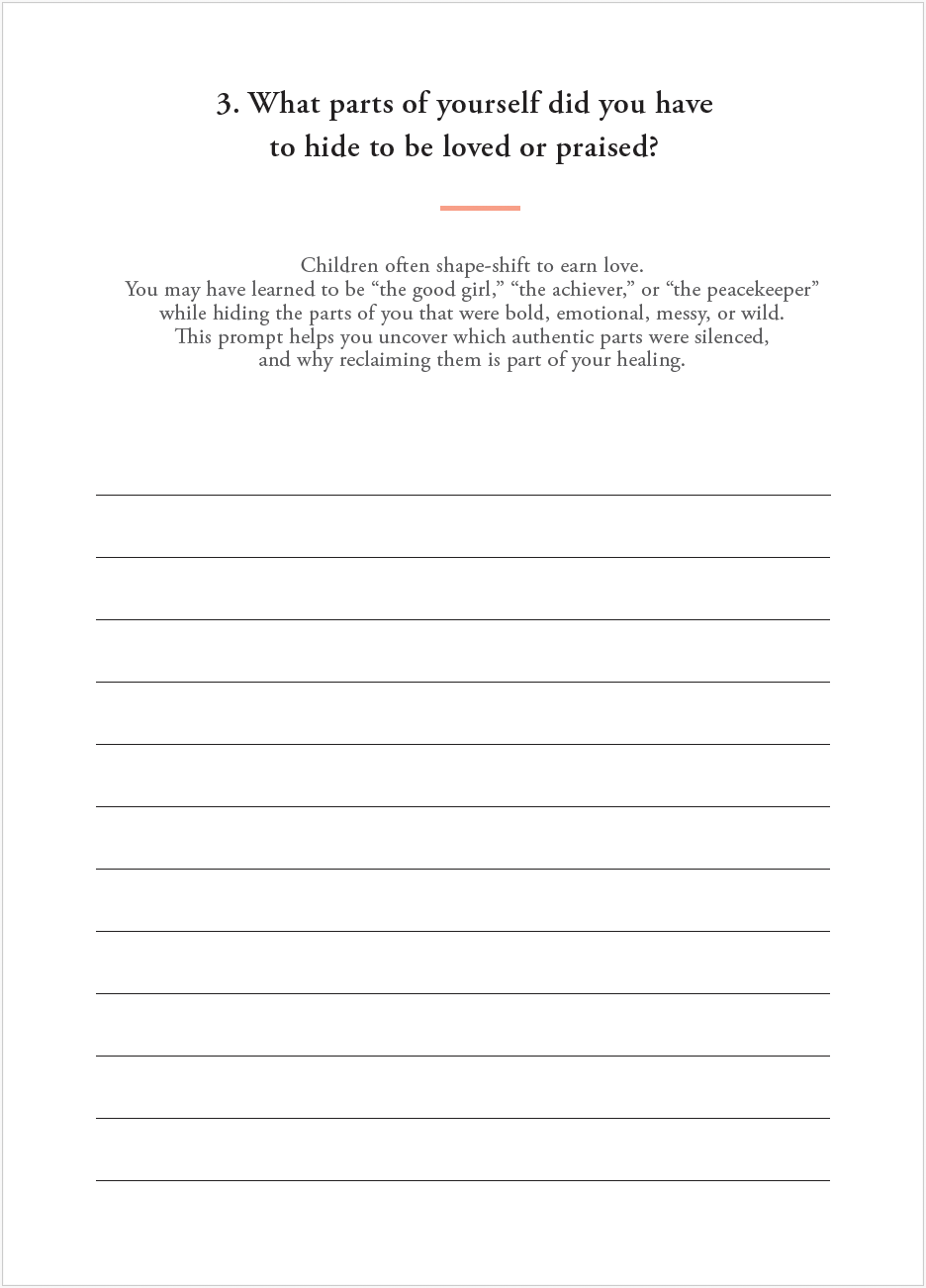 Healing Your Inner Child Journal