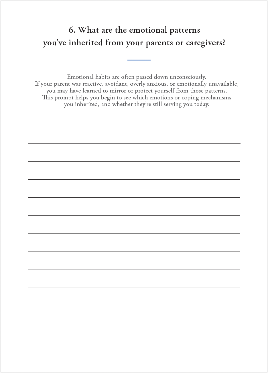 Healing Your Inner Child Journal