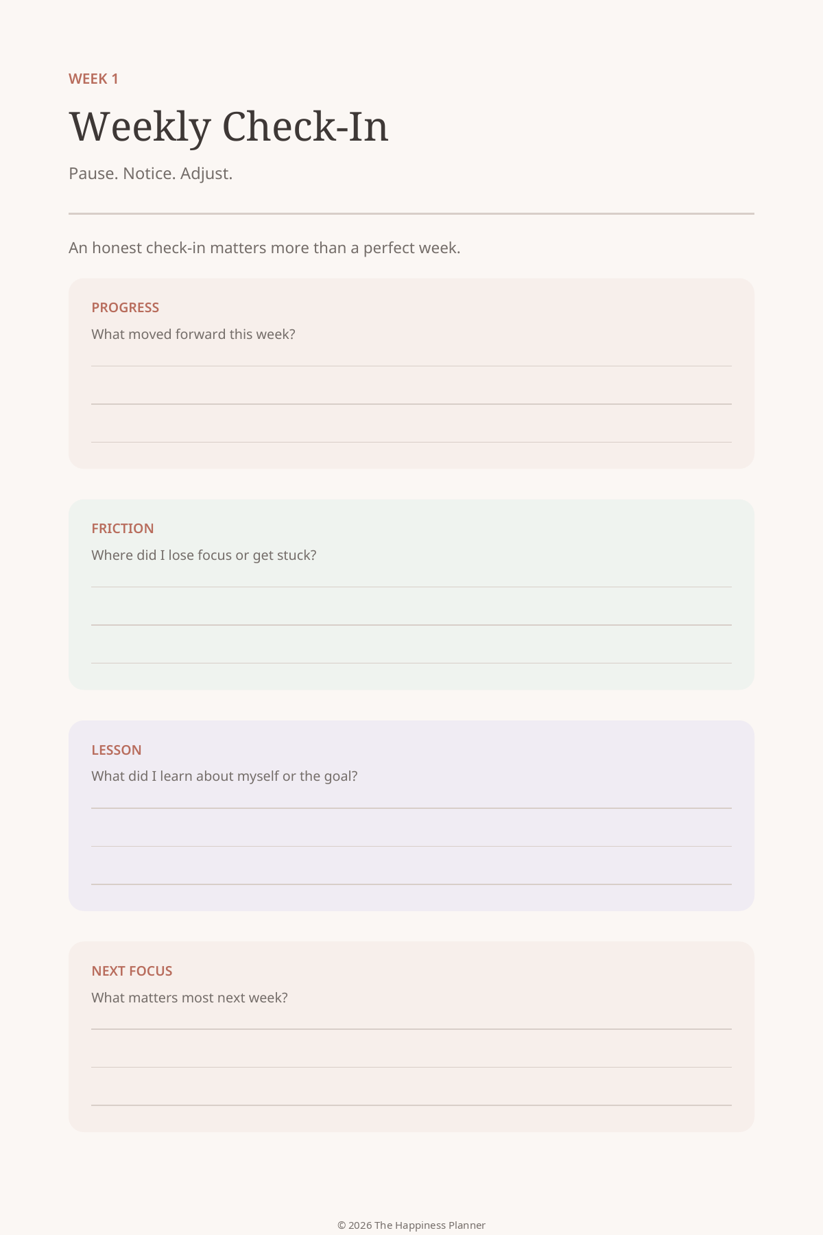 The Next 100 Days | Printable + Workbook
