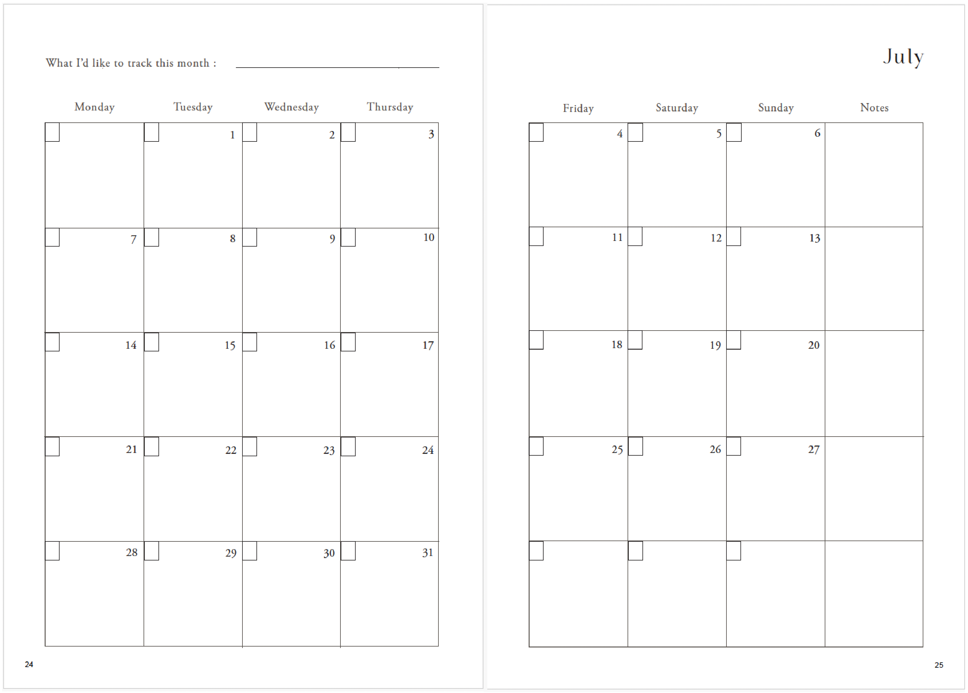 The Happiness Planner | July 2025 – June 2026 Edition