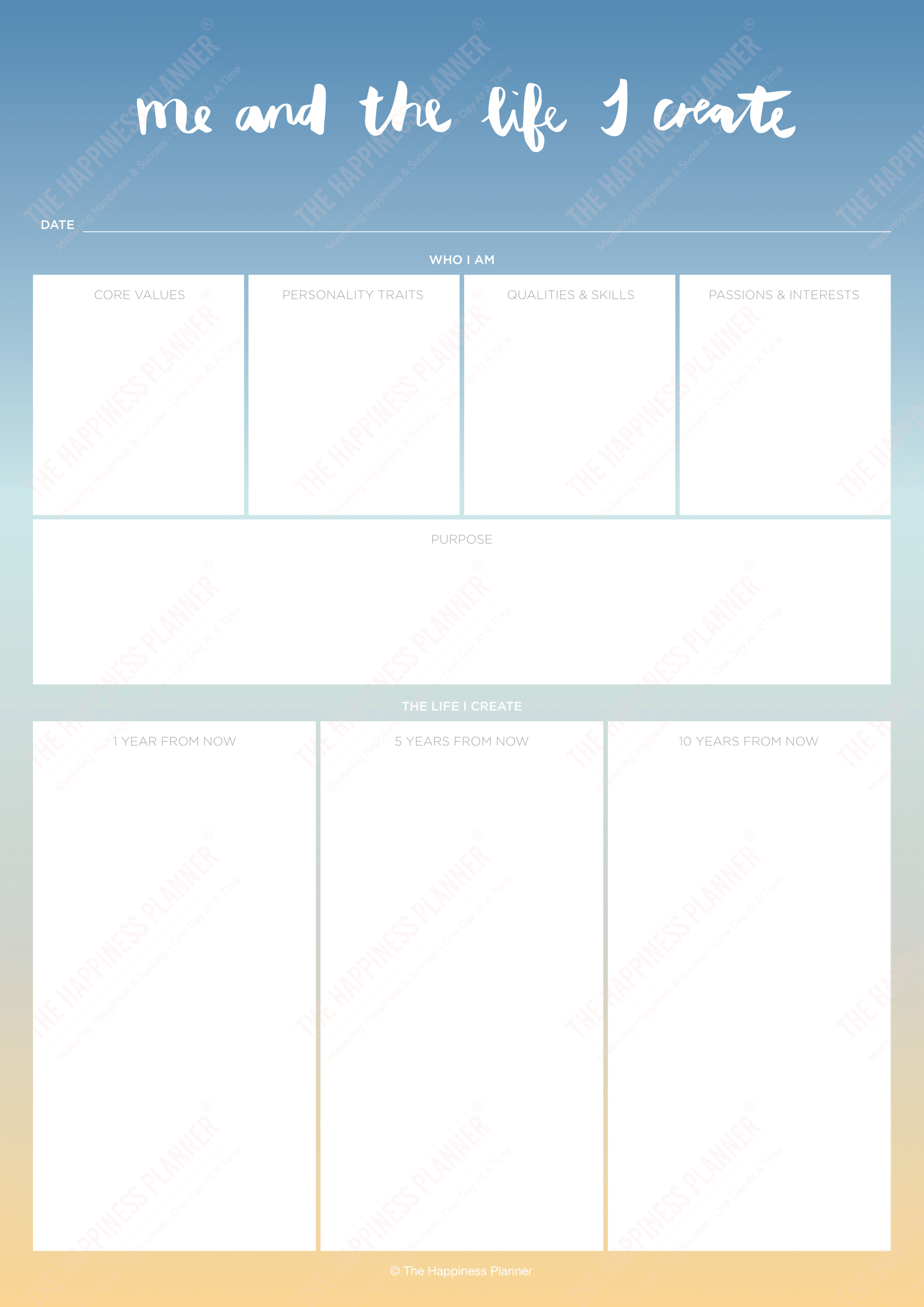 Premium Printables: #Goals I - The Happiness Planner®