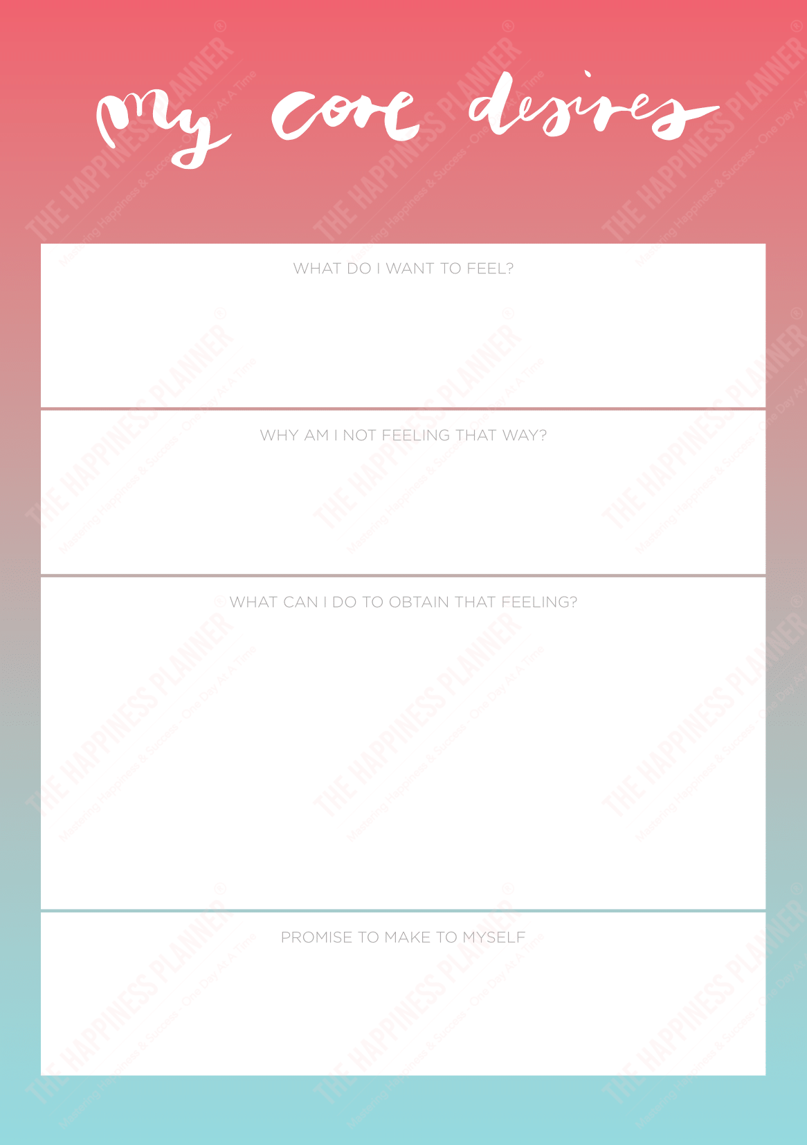 Premium Printables: #LawofAttraction - The Happiness Planner®
