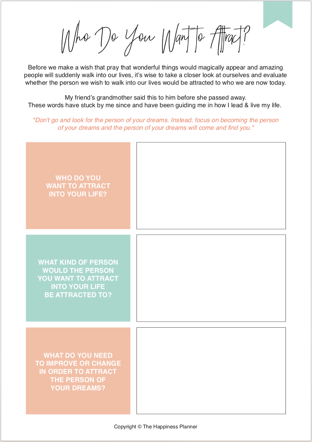 printables-lawofattraction-the-happiness-planner for Free Printable Manifestation Journal Pdf Printables: #LawofAttraction – The Happiness Planner® for Free Printable Manifestation Journal Pdf