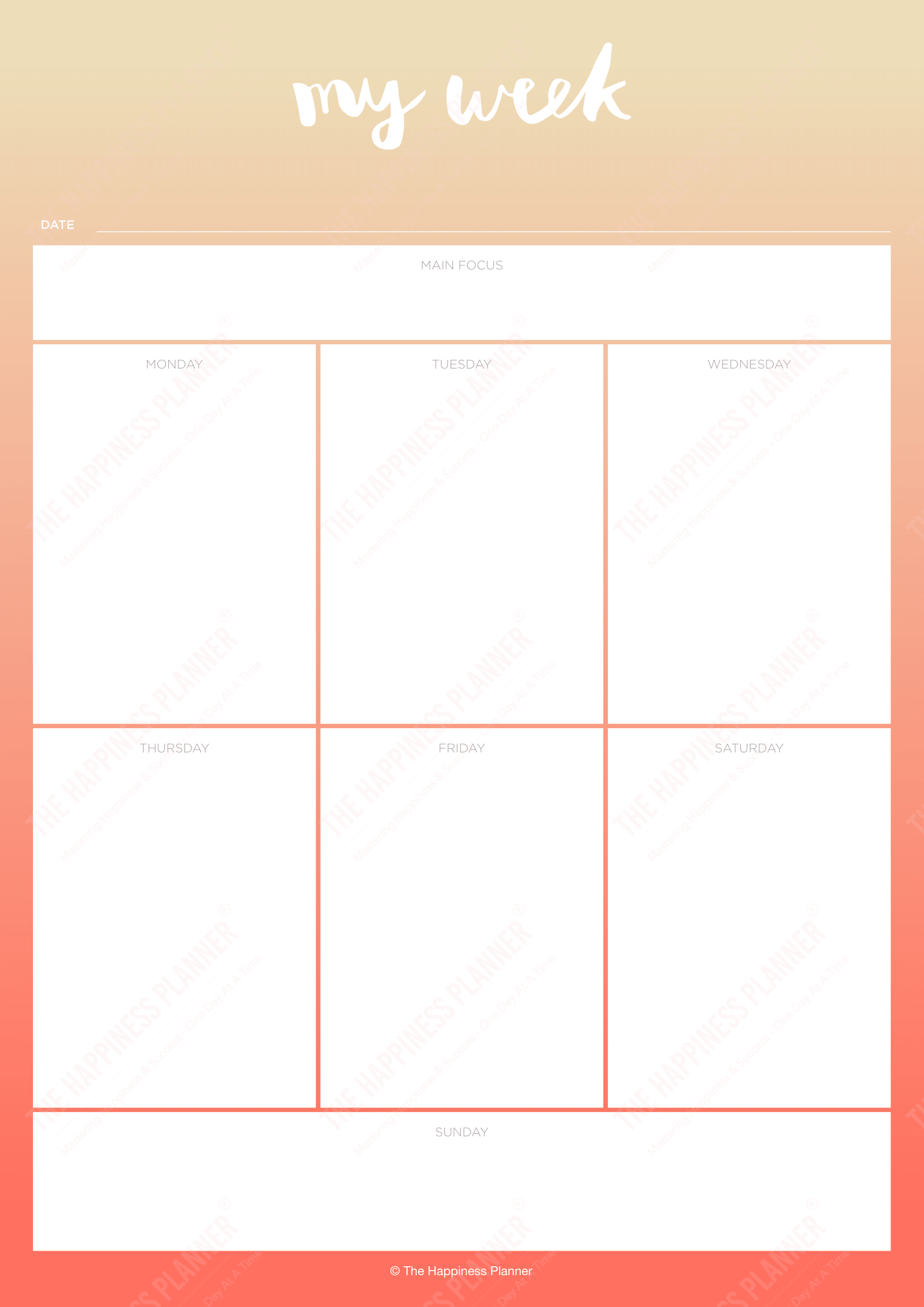 Premium Printables: #Planner - The Happiness Planner®