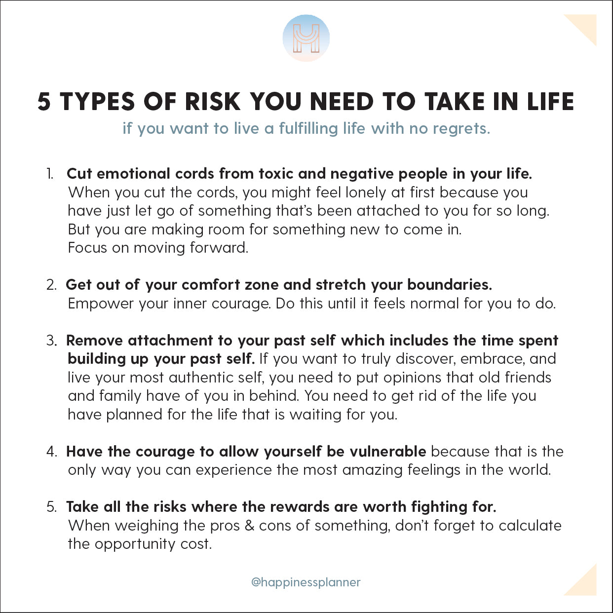 5 Types of Risk You Need To Take In Life