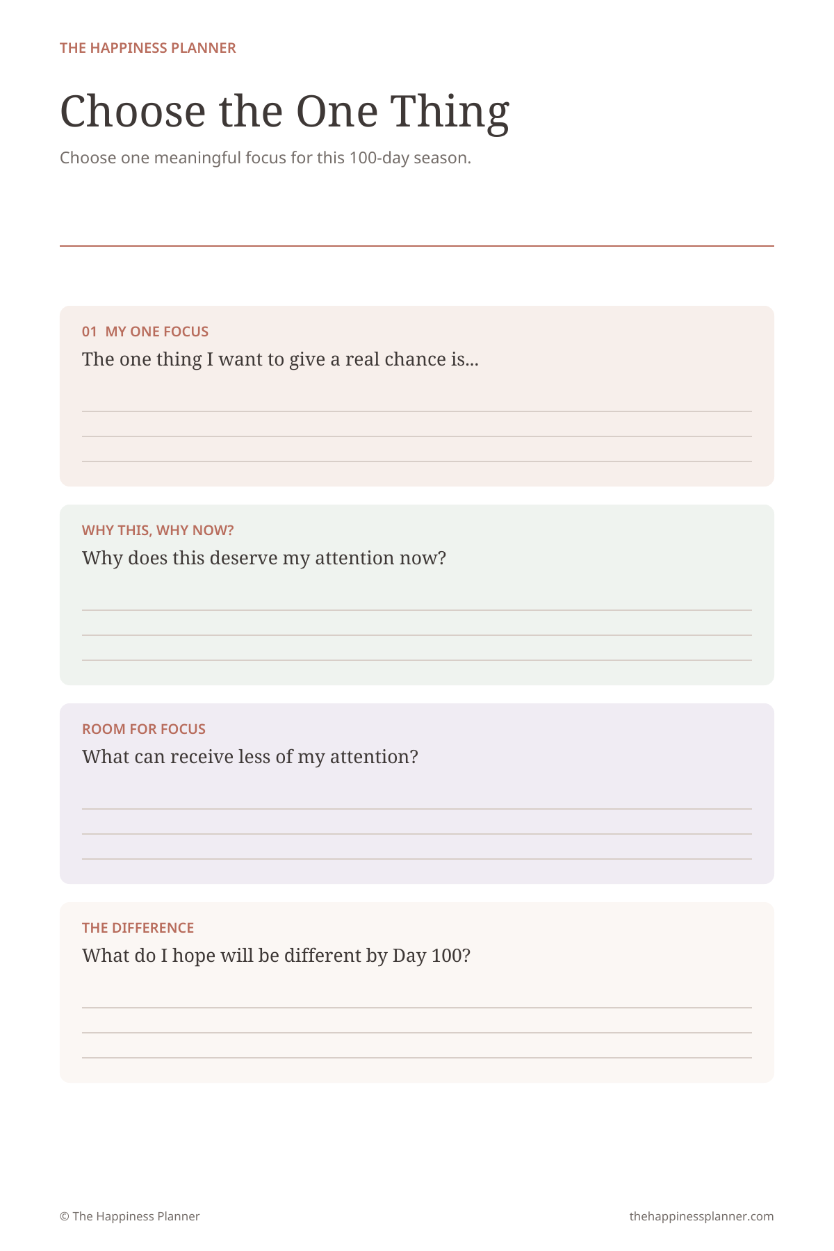 The Last 100 Days of 2026 — Guided Program + Workbook