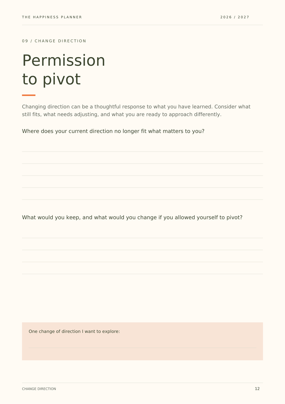 Reflect & Return Workbook