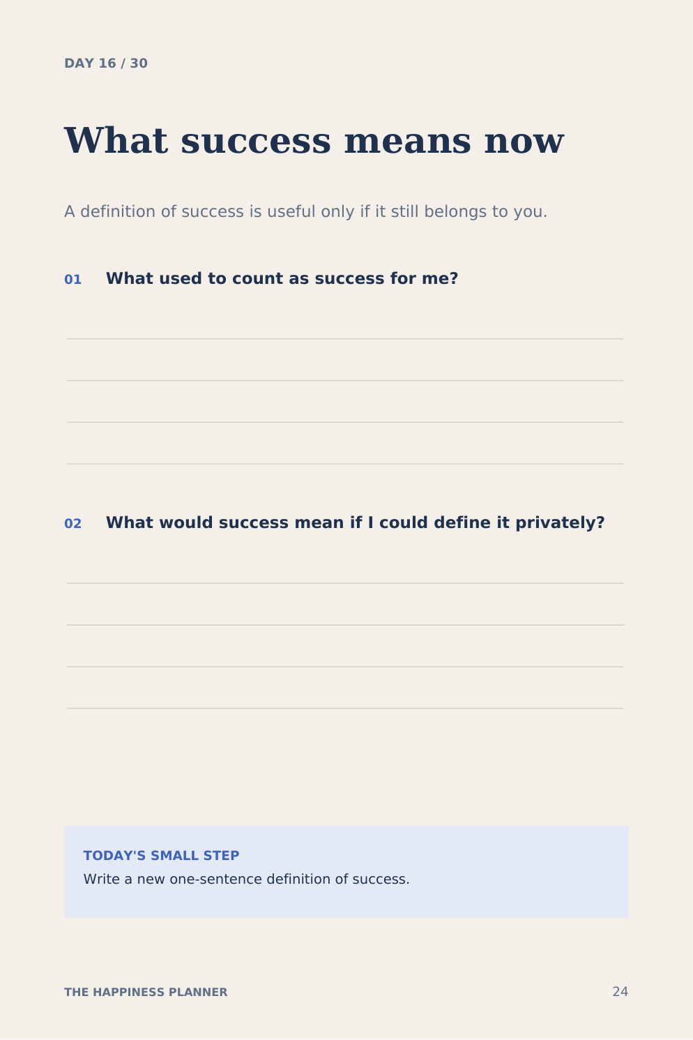 Life, Reimagined Journal