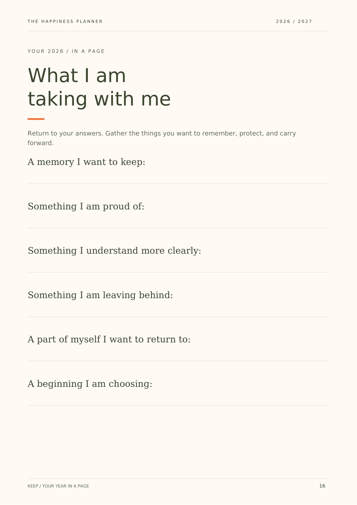 Reflect & Return Workbook