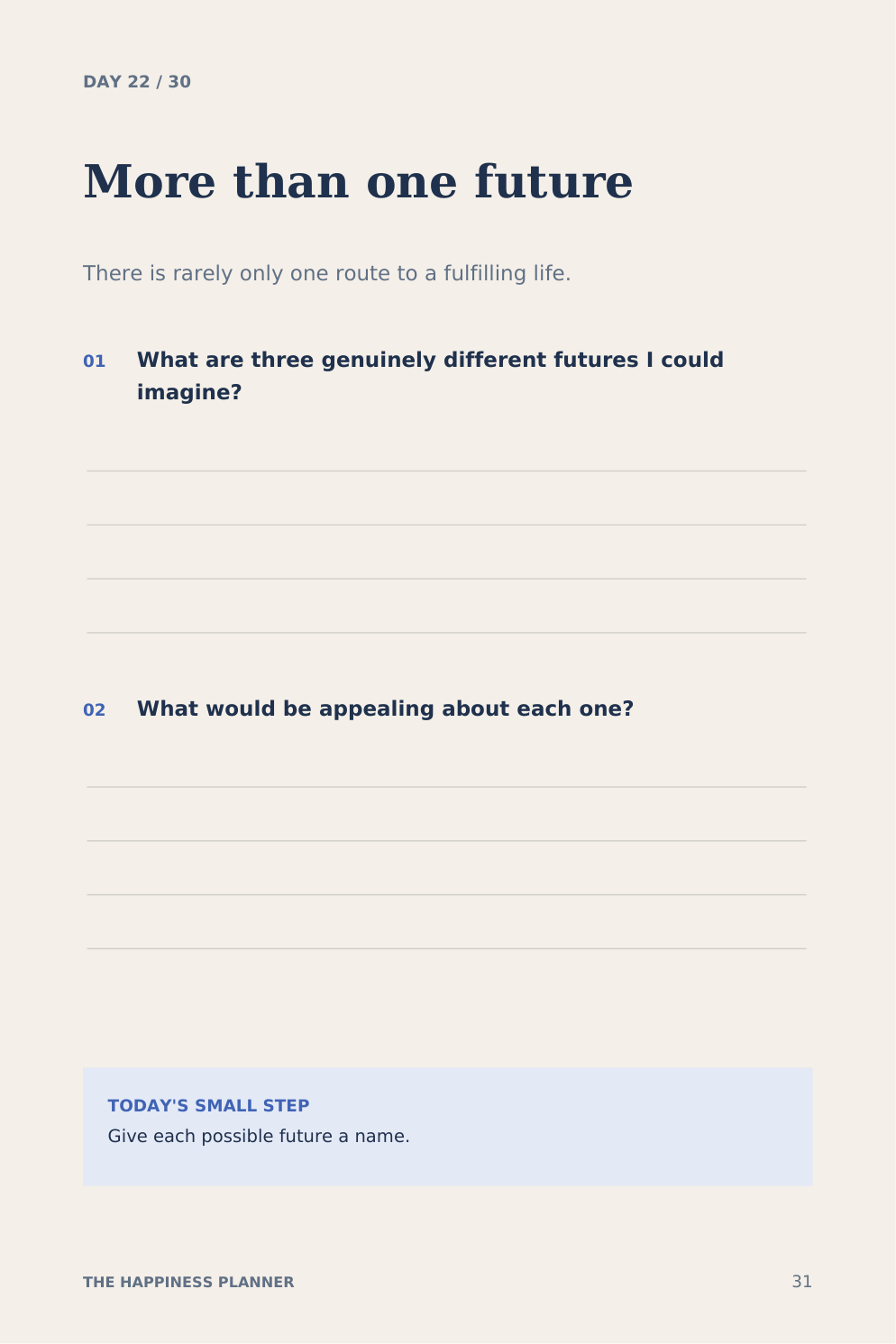 Life, Reimagined Journal