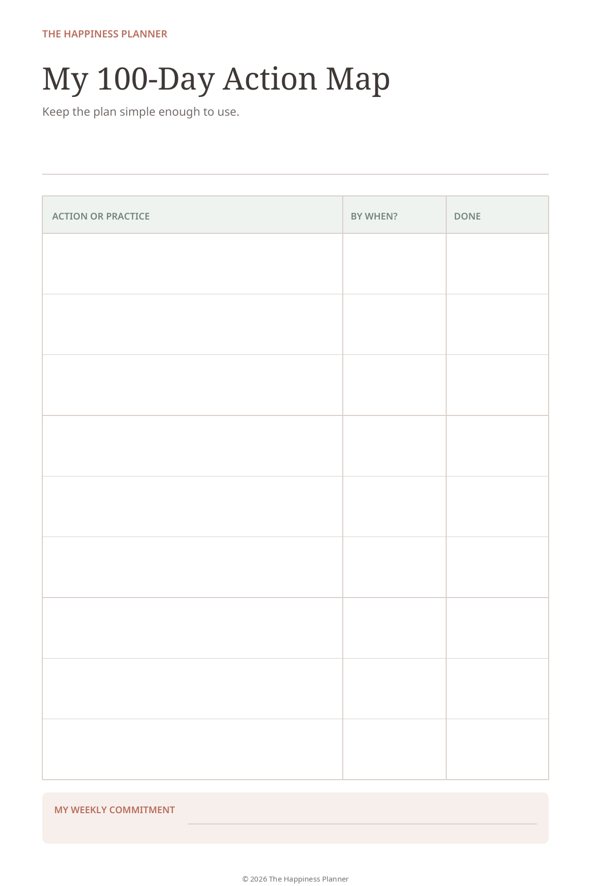 The Last 100 Days of 2026 — Guided Program + Workbook