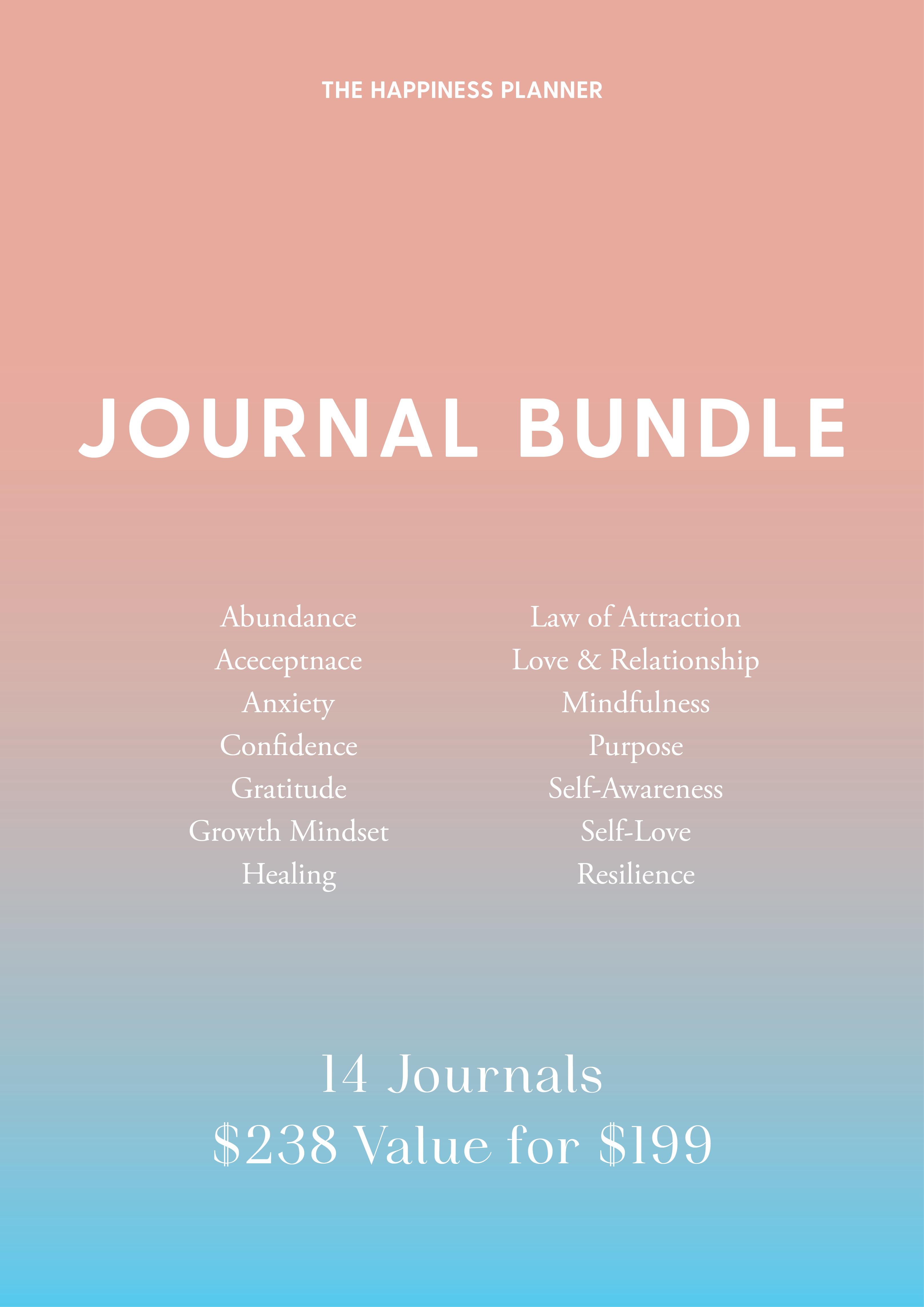 Digital Journal Bundle | 14 Journals