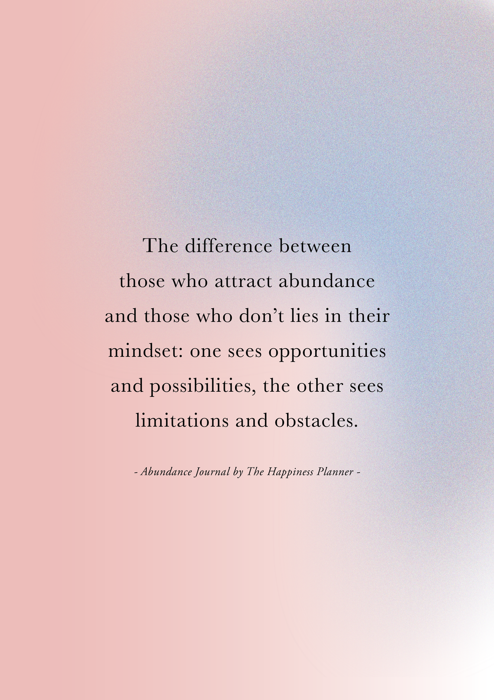Abundance Journal | The Happiness Planner®