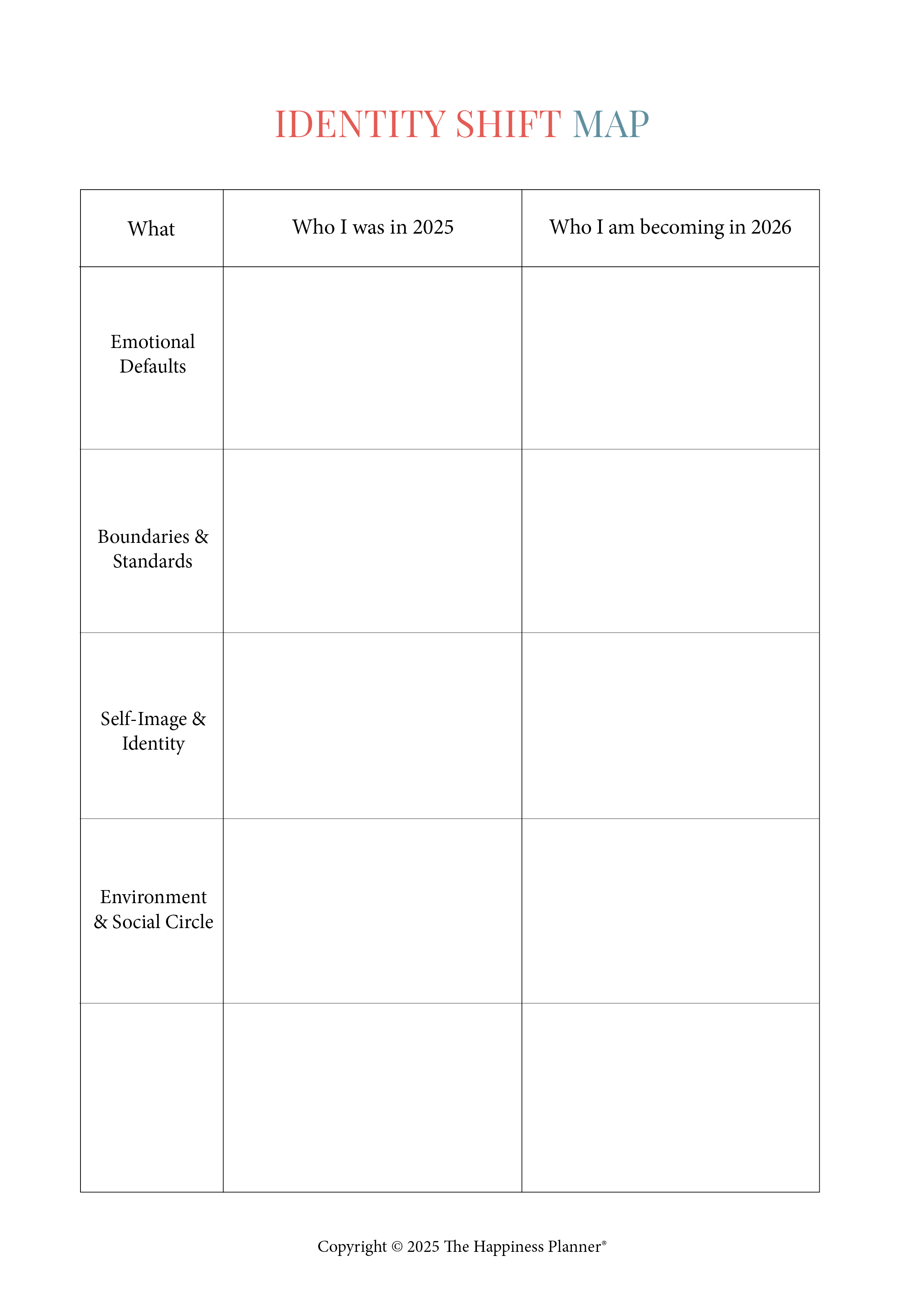 The Ritual of Reflection | 2025 Reflection Workbook