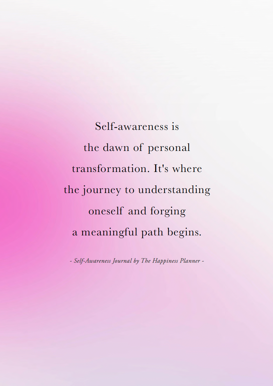 Self-Awareness Journal