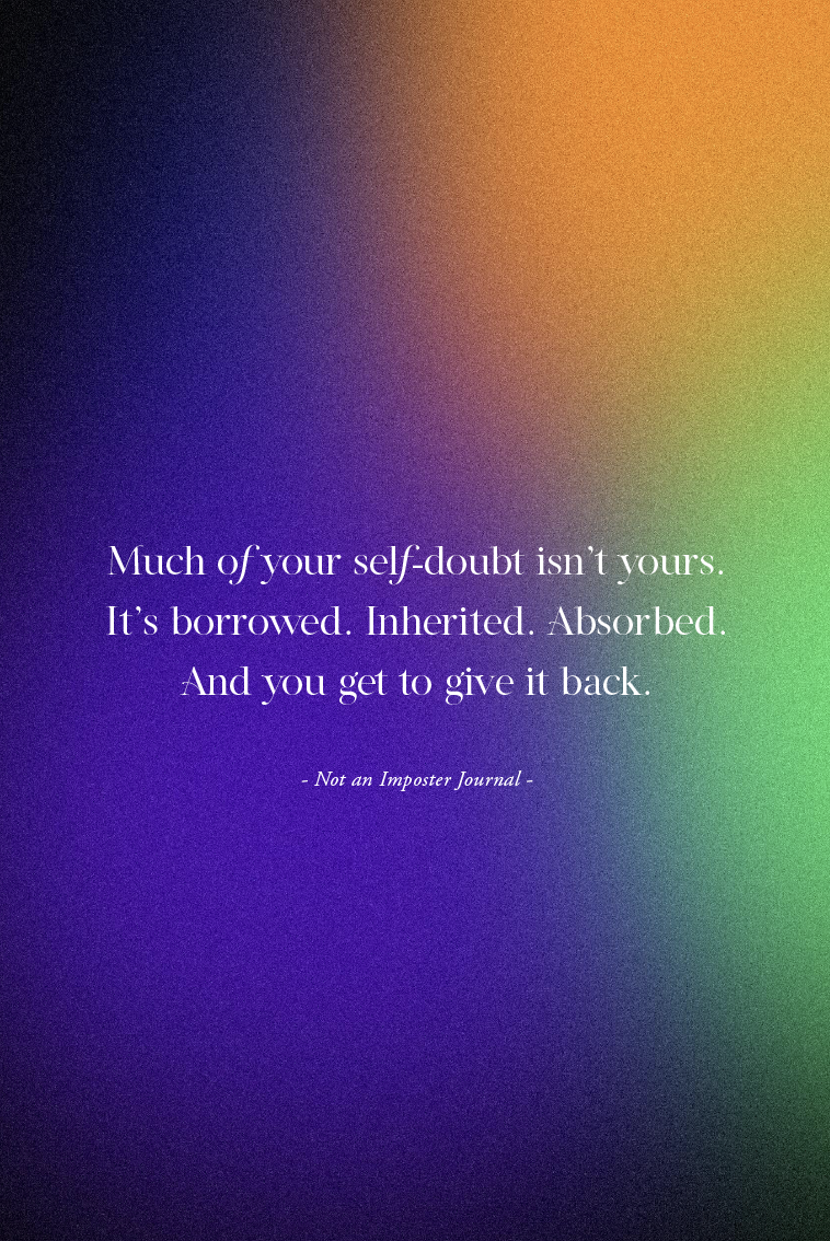 Not an Imposter Journal