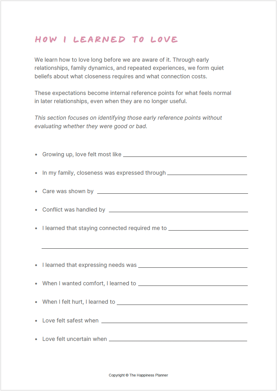 How I Love + The Inner Relationship