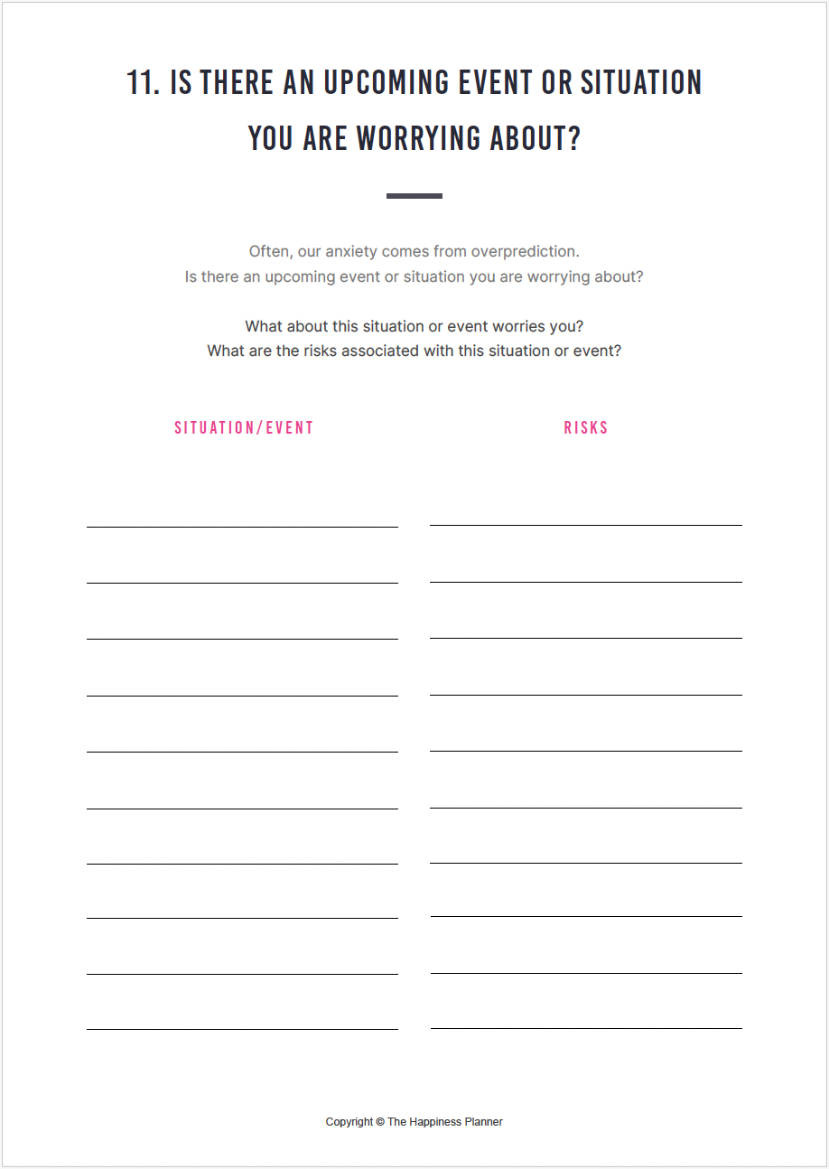 Anxiety Journal (updated)