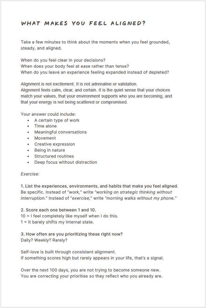 The 100-Day Self-Love Planner