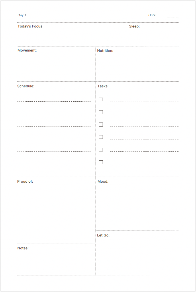 The 100-Day Self-Love Planner