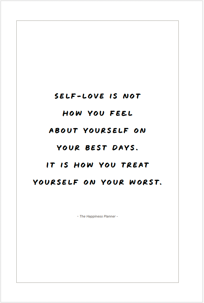 The 100-Day Self-Love Planner