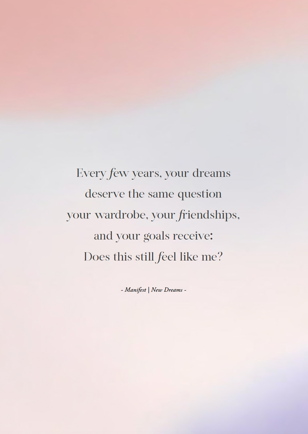 Manifest Journal | New Dreams
