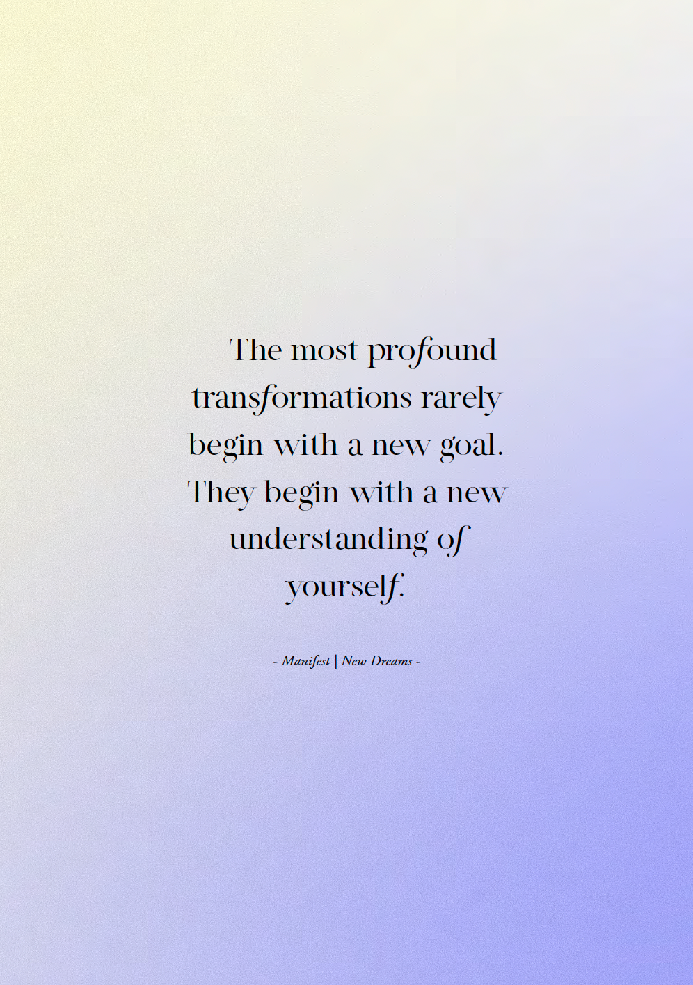 Manifest Journal | New Dreams