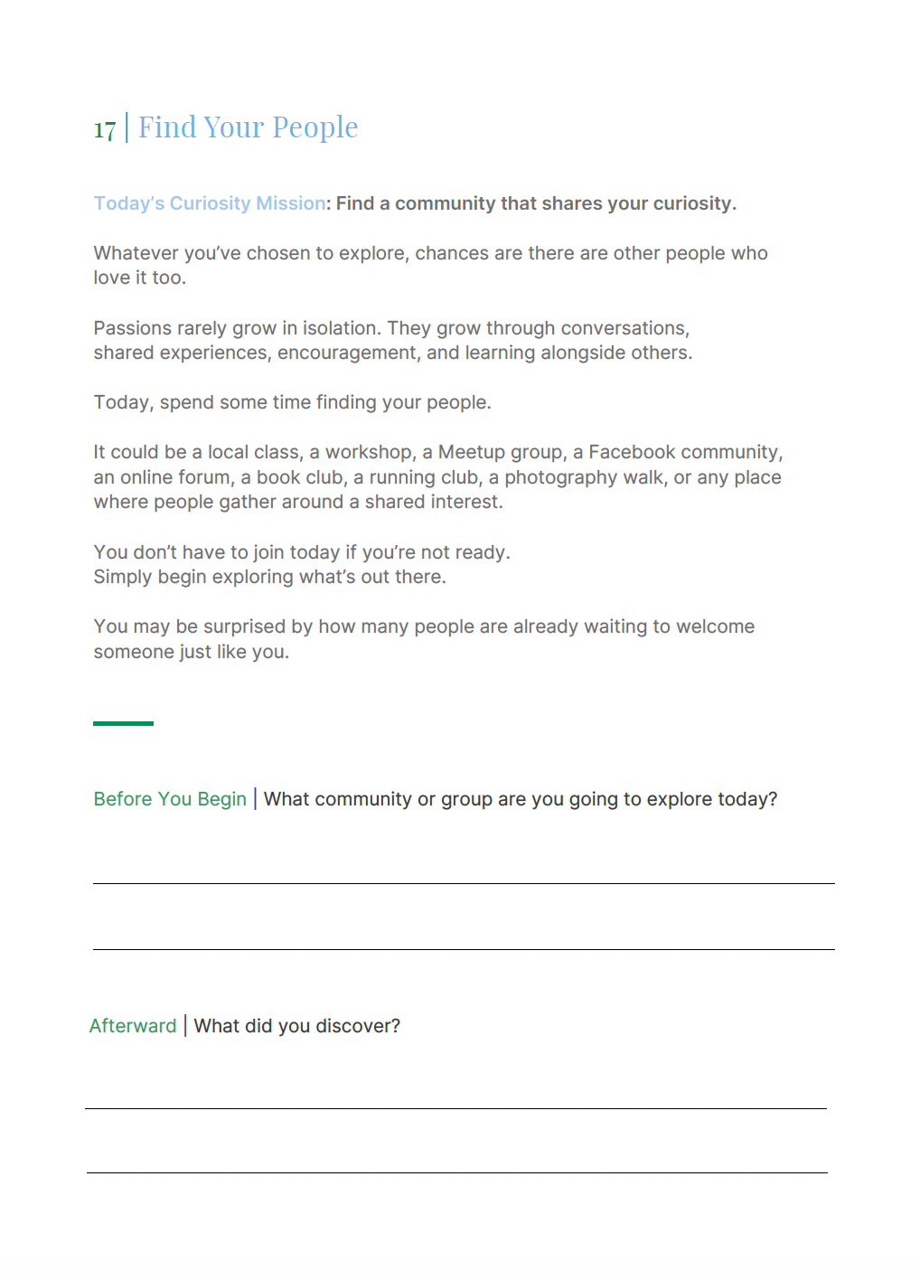 The Curiosity Project