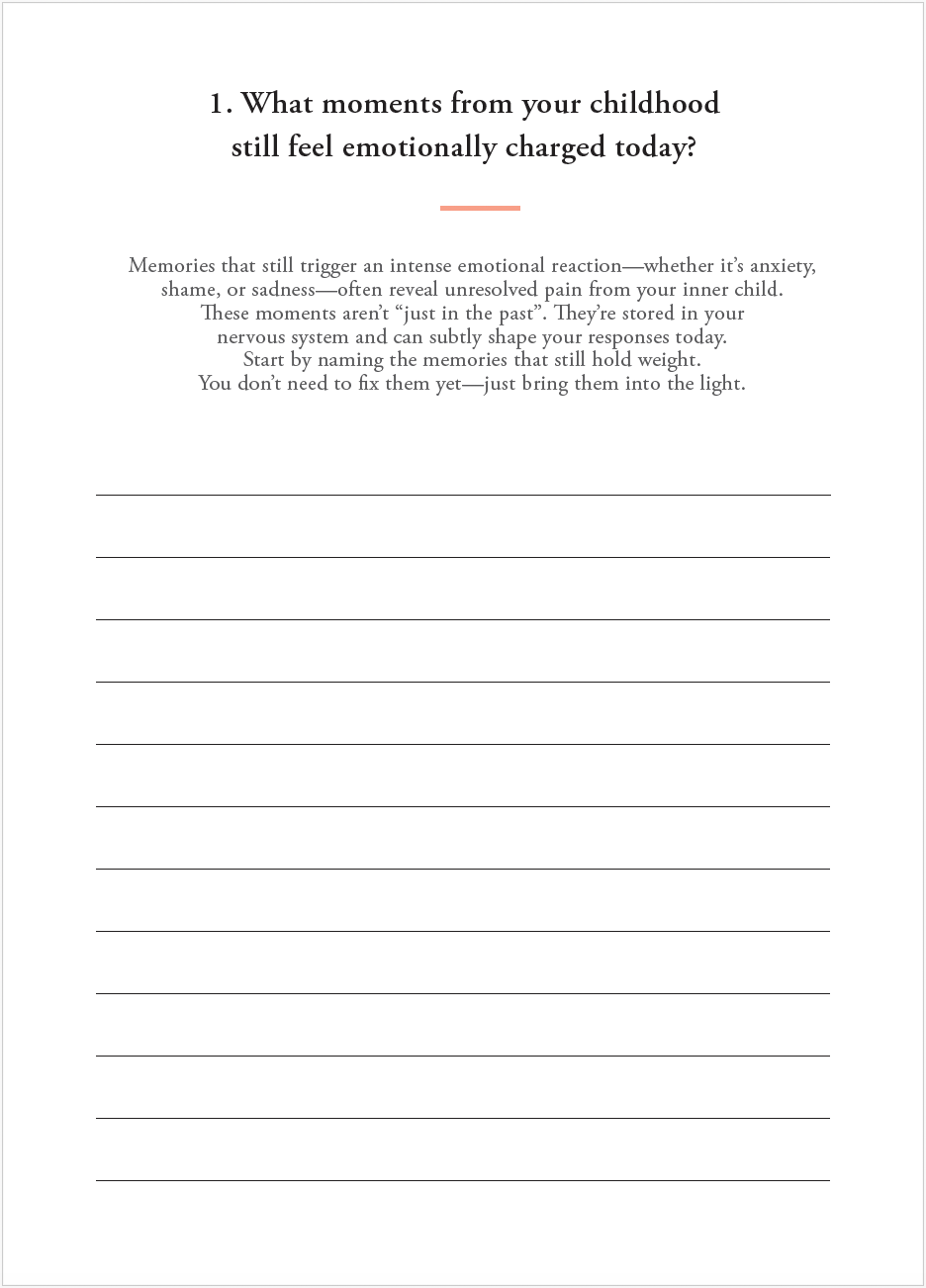 Healing Your Inner Child Journal