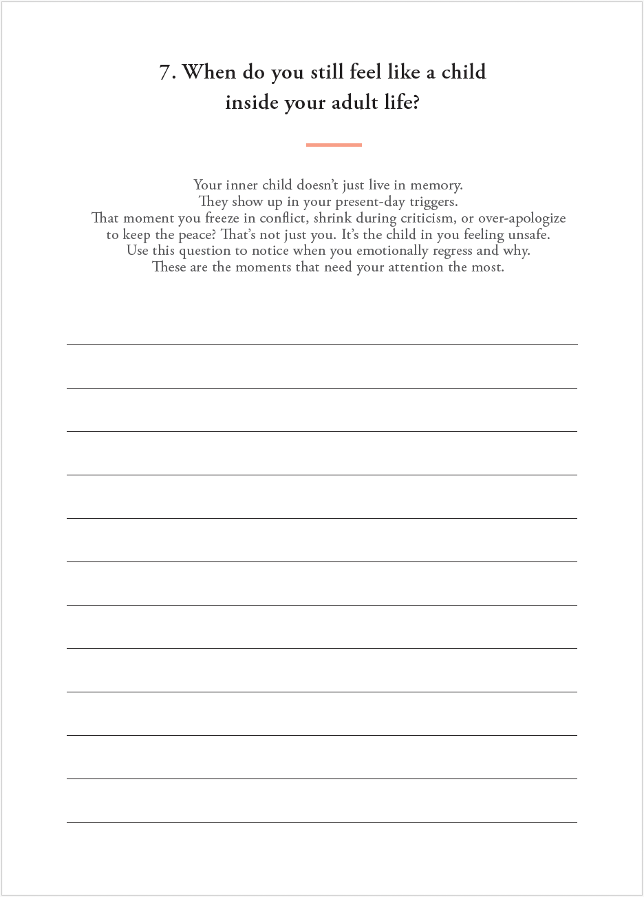 Healing Your Inner Child Journal