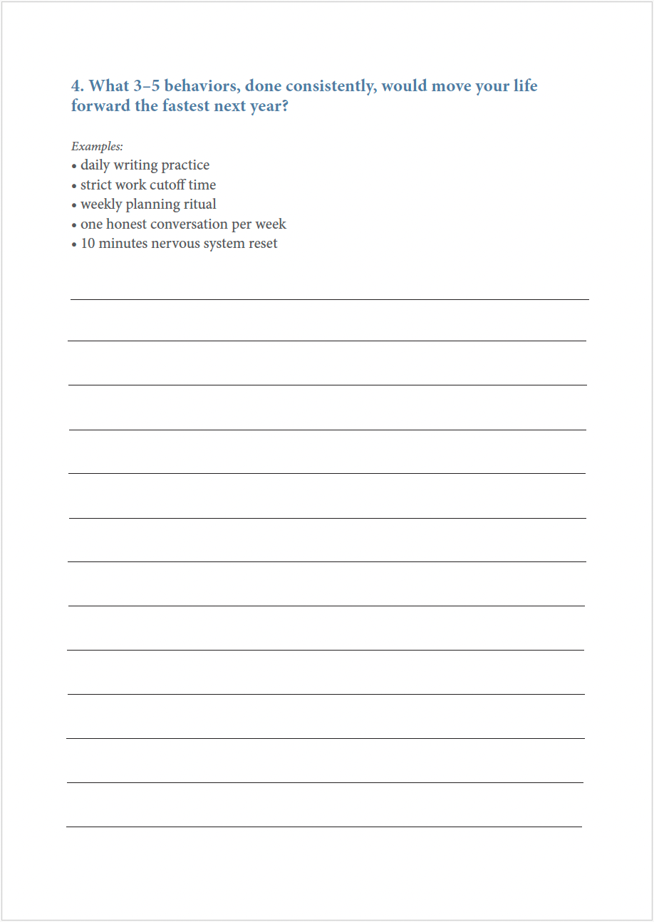 The Ritual of Visualization | 2026 Planning Workbook