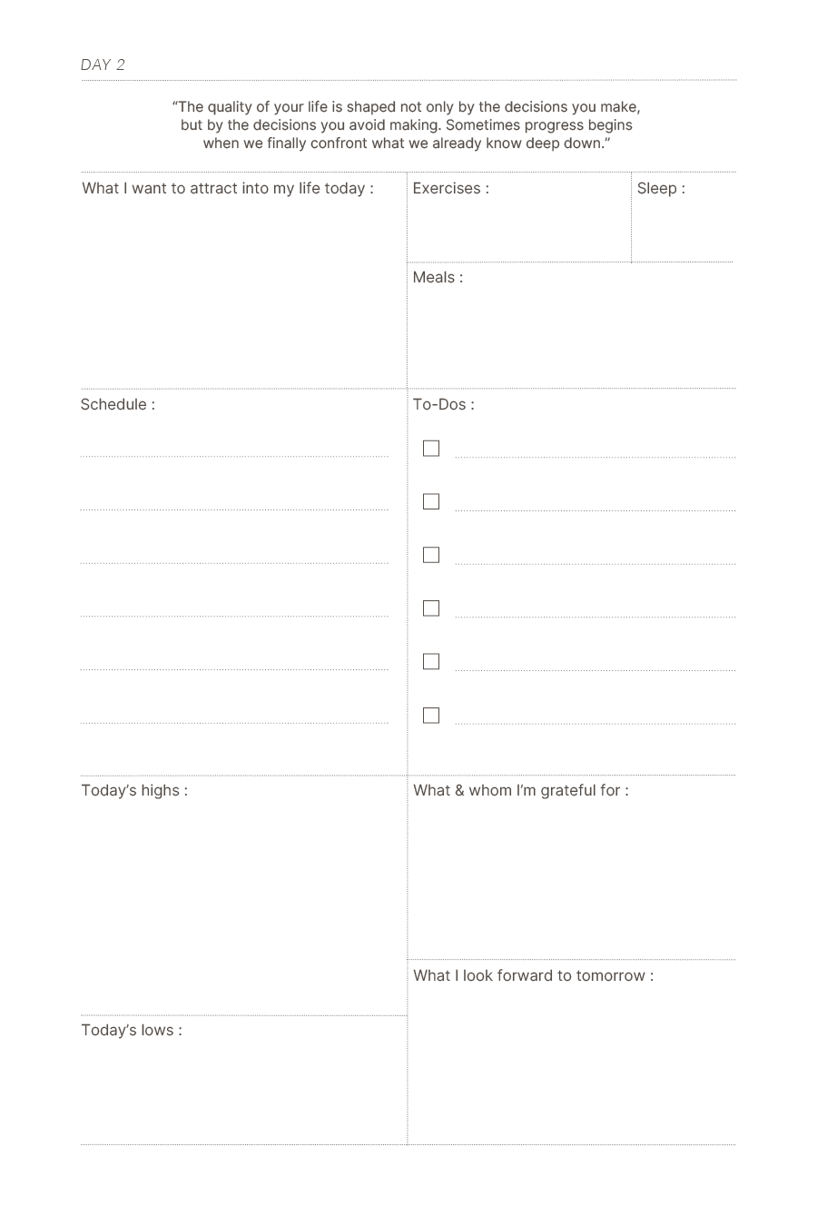 The 100-Day Planner | New Horizon