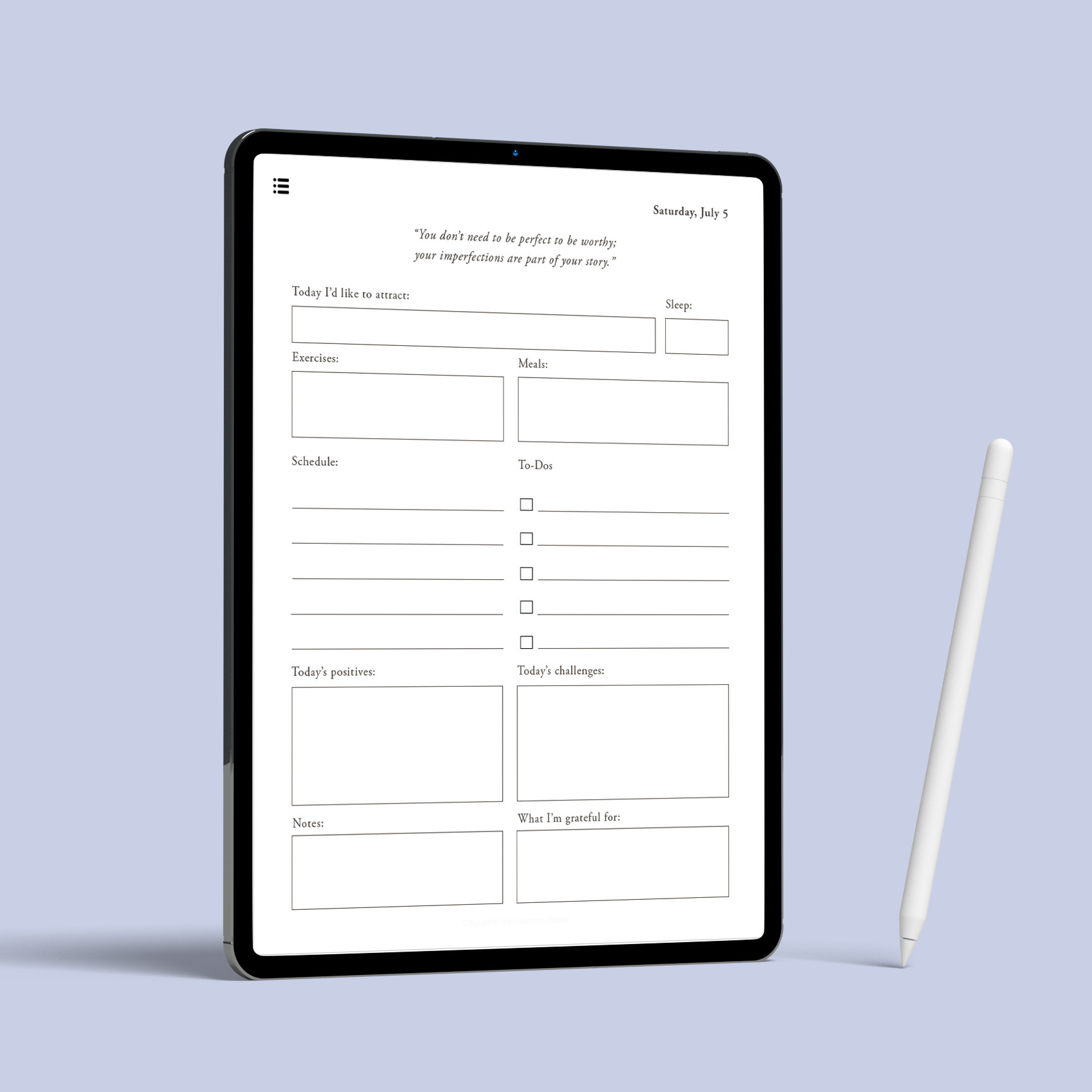 The Happiness Planner 2025 [Digital]