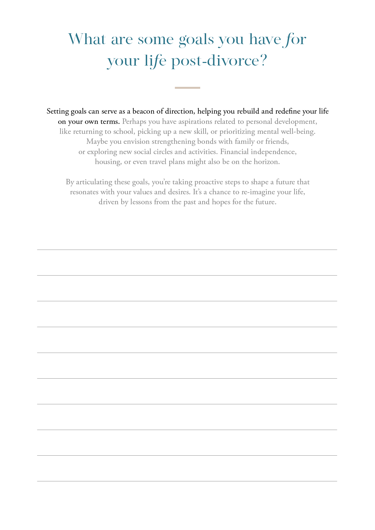 Divorce Journal – The Happiness Planner®