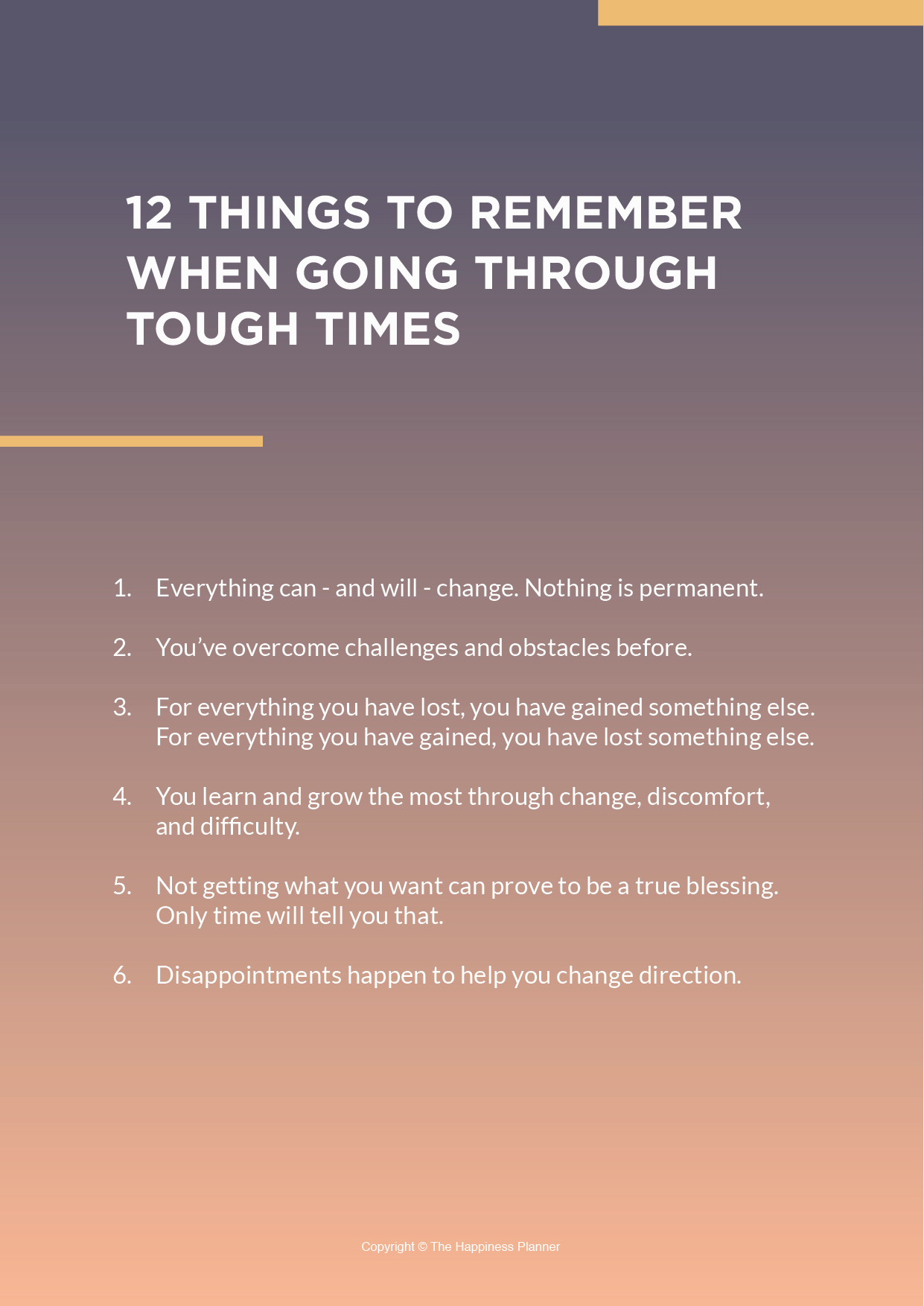 Printables: #WordsofWisdom - The Happiness Planner®