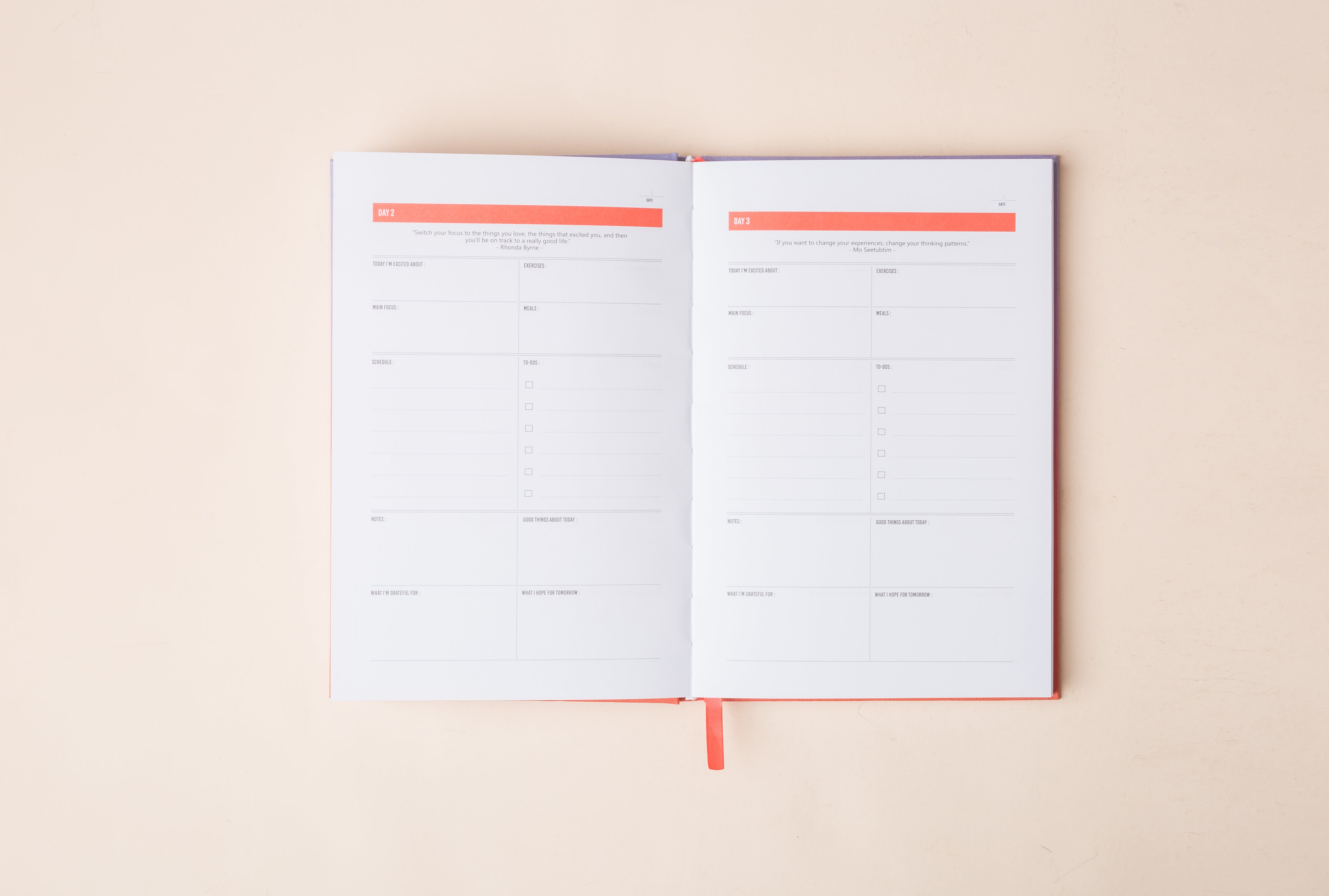 The 100-Day Planner | Lavender & Coral - The Happiness Planner®