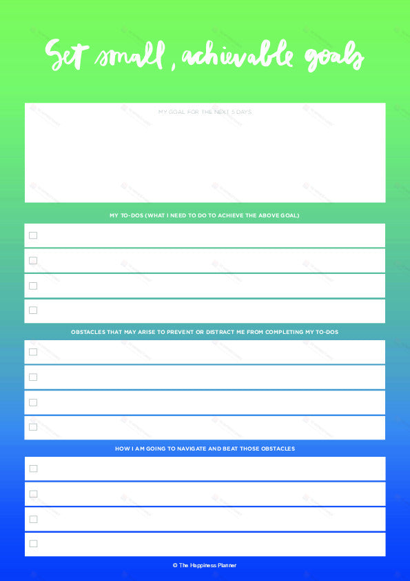 Premium Printables: #Goals II - The Happiness Planner®