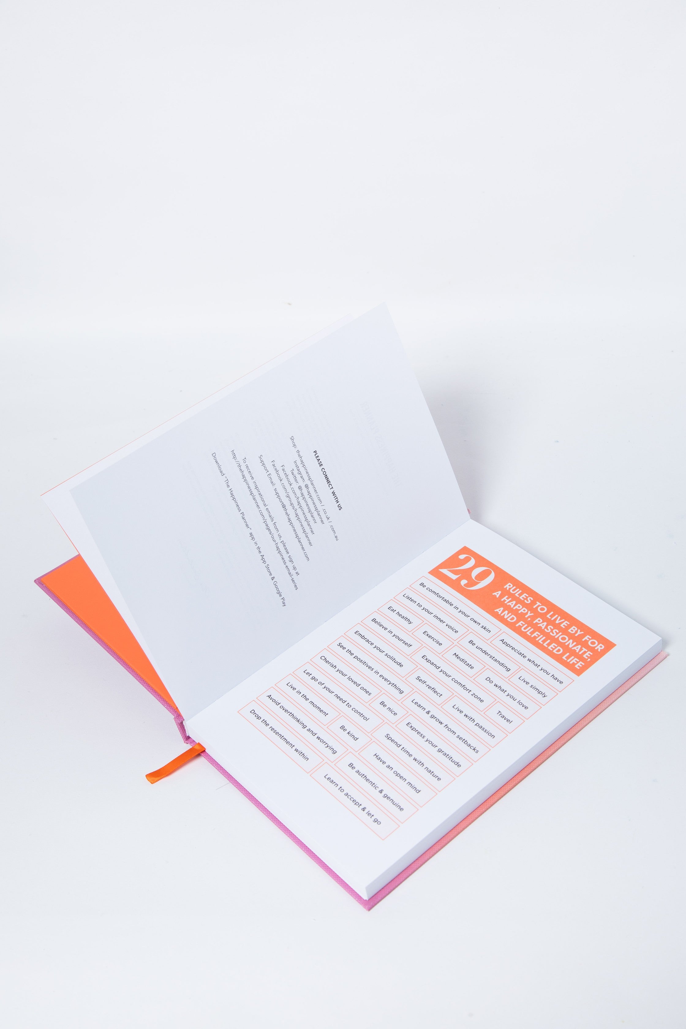 The 100-Day Planner | Orange & Pink - The Happiness Planner®