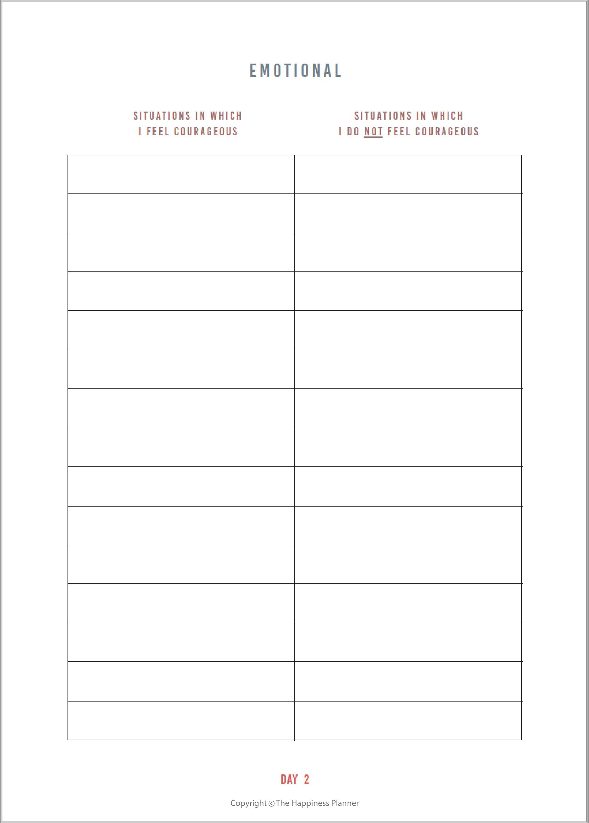 Courage Journal