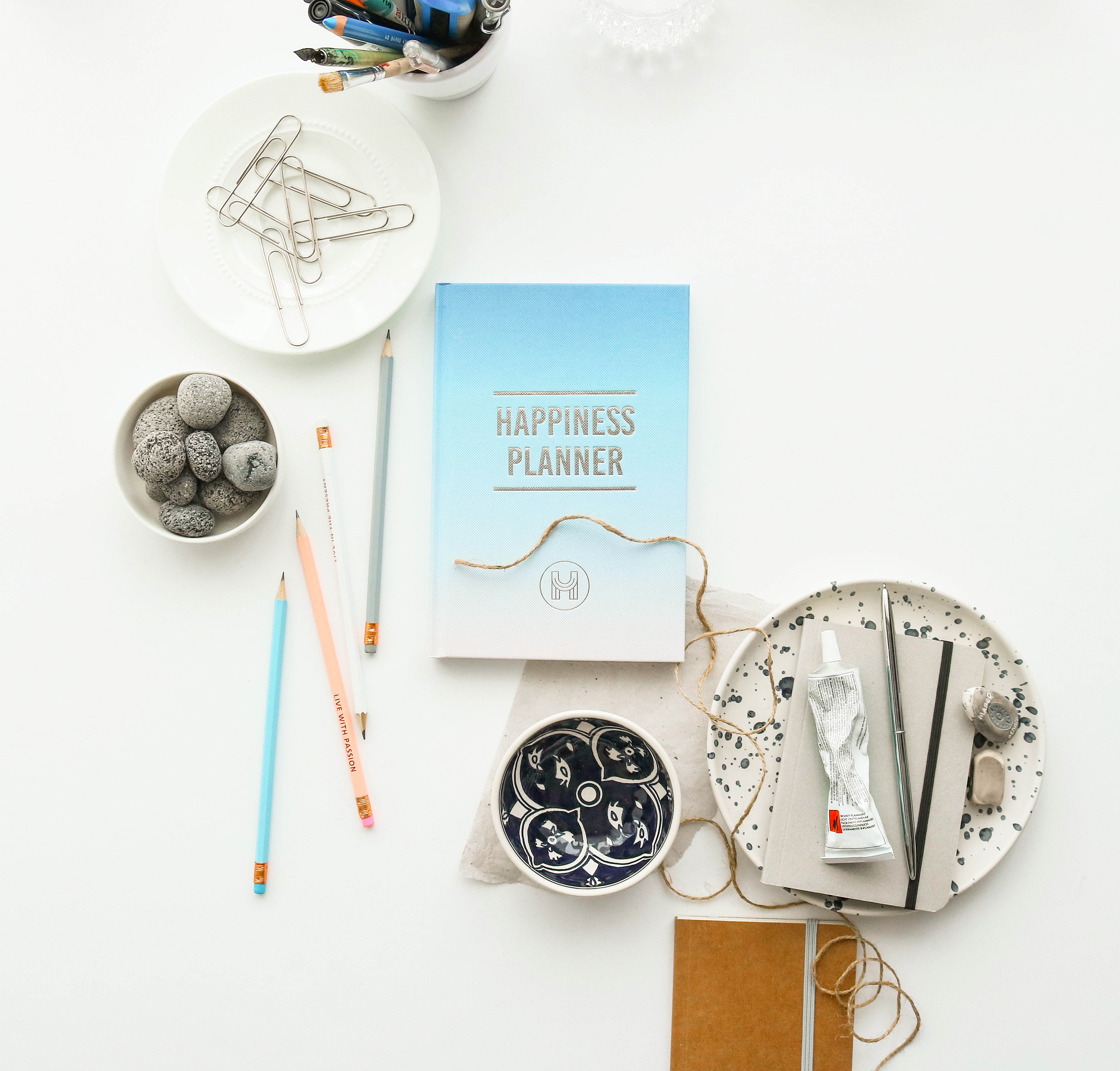 The 100-Day Planner | Blue & White - The Happiness Planner®