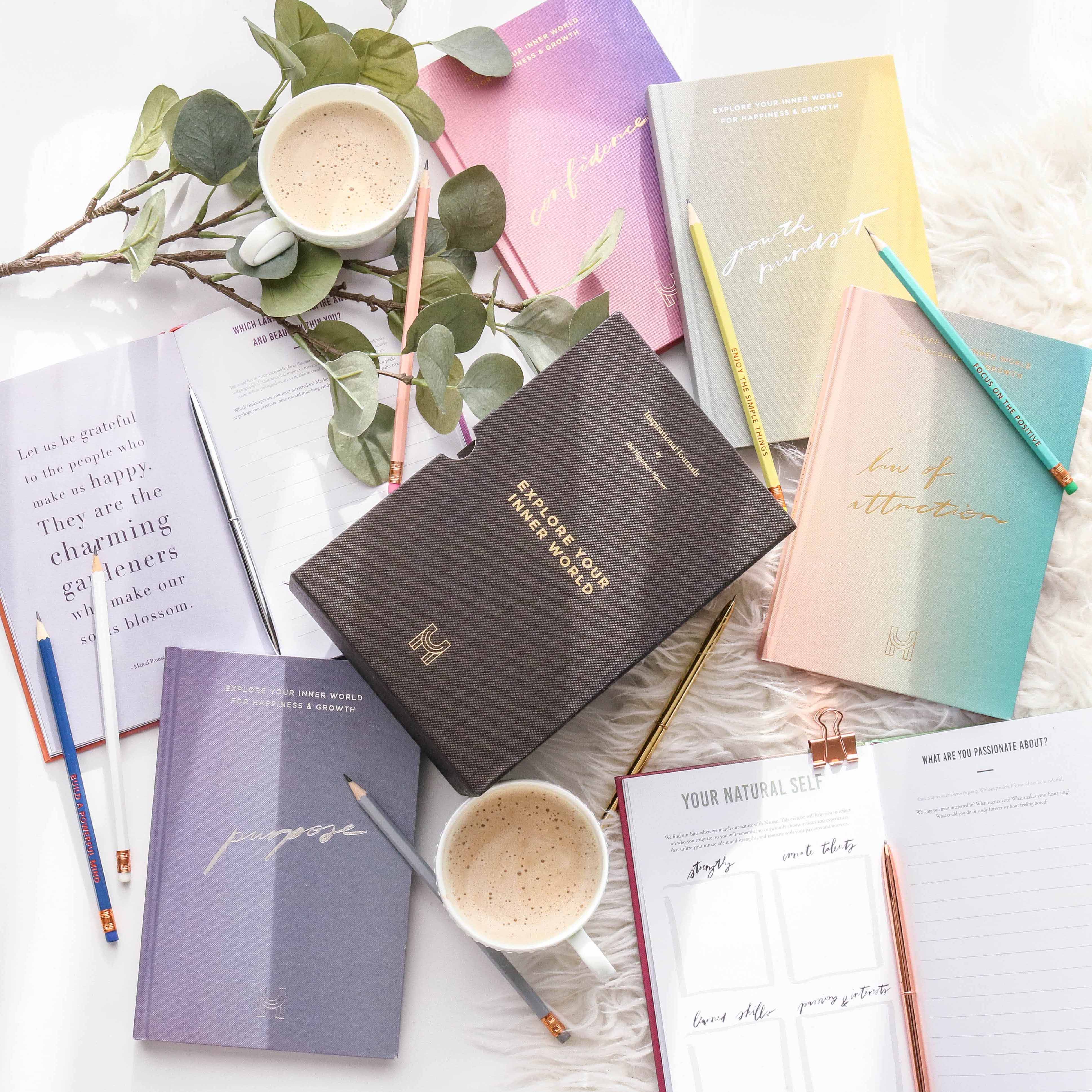 Explore Your Inner World | Guided Journal Set I - The Happiness Planner®